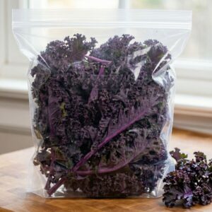 Organic Kale, Purple Curly (bagged)